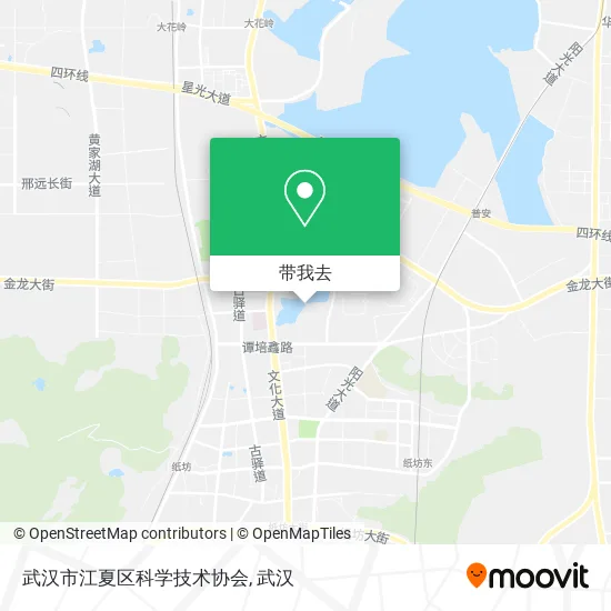 武汉市江夏区科学技术协会地图