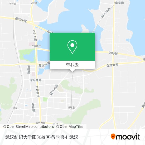 武汉纺织大学阳光校区-教学楼4地图