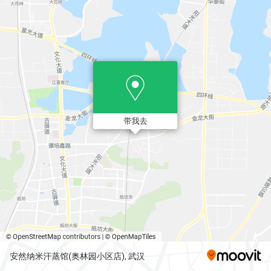 安然纳米汗蒸馆(奥林园小区店)地图