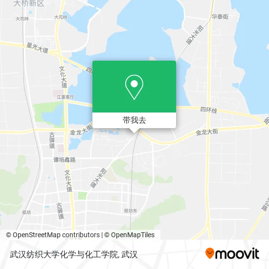 武汉纺织大学化学与化工学院地图
