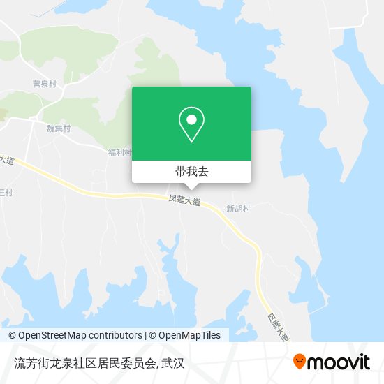 流芳街龙泉社区居民委员会地图