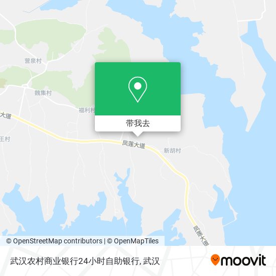 武汉农村商业银行24小时自助银行地图