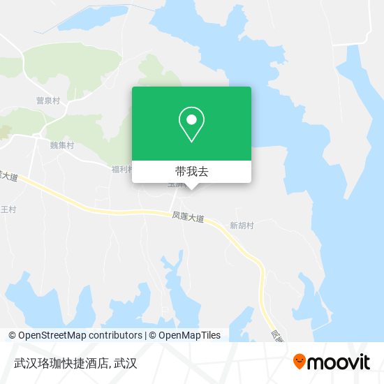 武汉珞珈快捷酒店地图