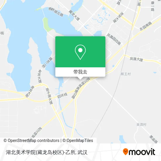 湖北美术学院(藏龙岛校区)-乙所地图