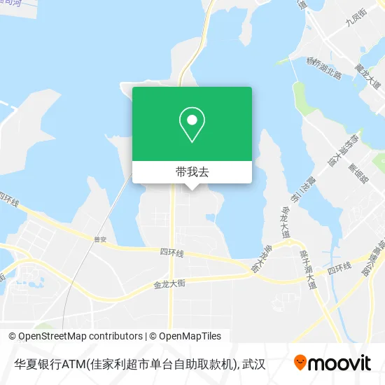 华夏银行ATM(佳家利超市单台自助取款机)地图