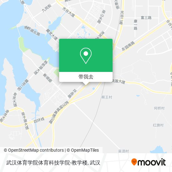 武汉体育学院体育科技学院-教学楼地图