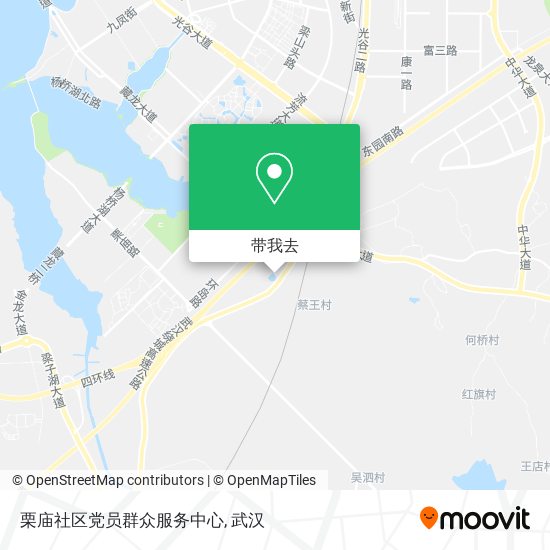栗庙社区党员群众服务中心地图