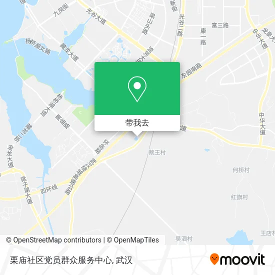 栗庙社区党员群众服务中心地图