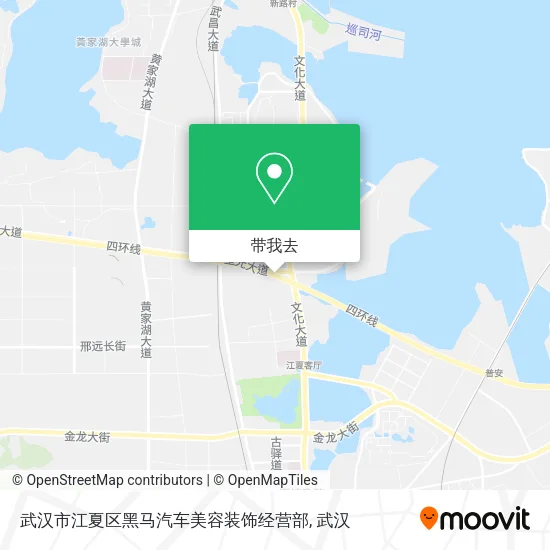 武汉市江夏区黑马汽车美容装饰经营部地图