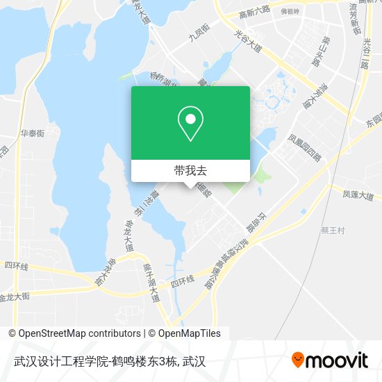 武汉设计工程学院-鹤鸣楼东3栋地图