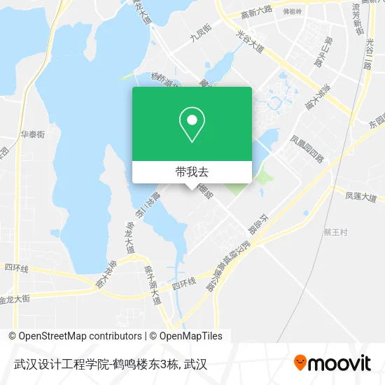 武汉设计工程学院-鹤鸣楼东3栋地图