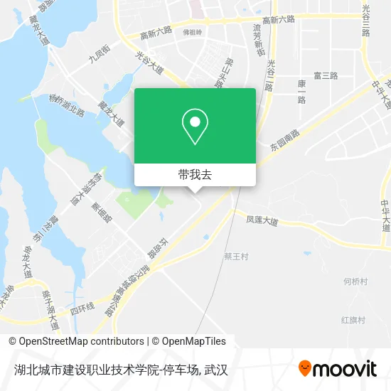 湖北城市建设职业技术学院-停车场地图