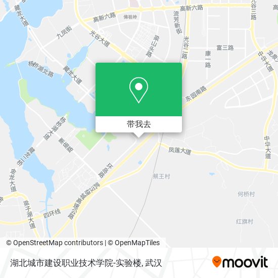 湖北城市建设职业技术学院-实验楼地图