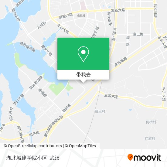 湖北城建学院小区地图