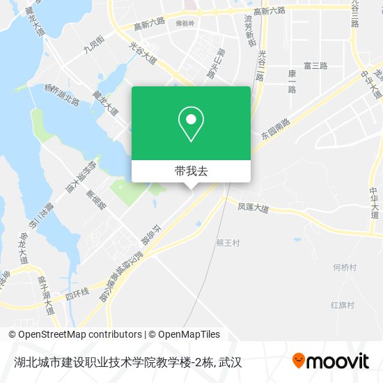 湖北城市建设职业技术学院教学楼-2栋地图