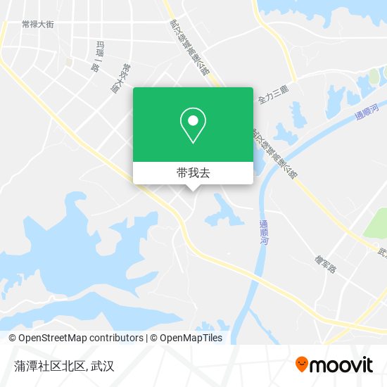 蒲潭社区北区地图