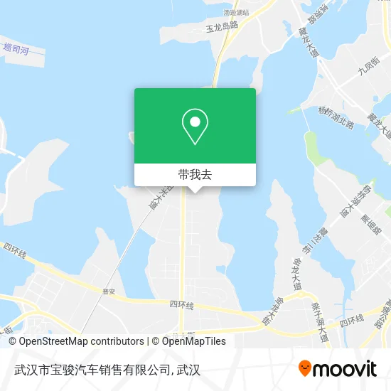 武汉市宝骏汽车销售有限公司地图