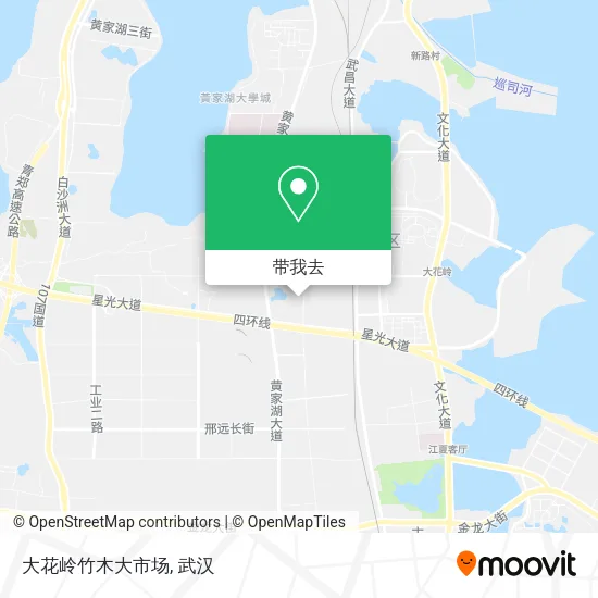 大花岭竹木大市场地图