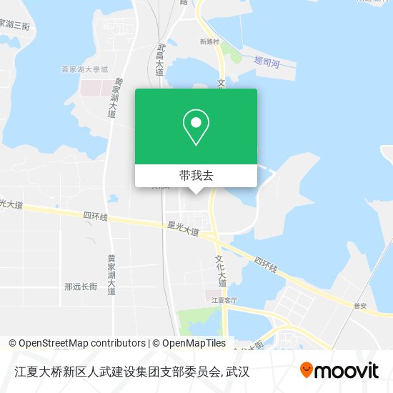 江夏大桥新区人武建设集团支部委员会地图