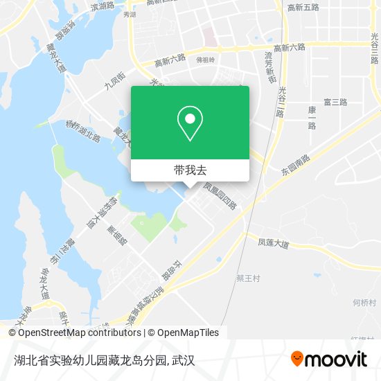 湖北省实验幼儿园藏龙岛分园地图