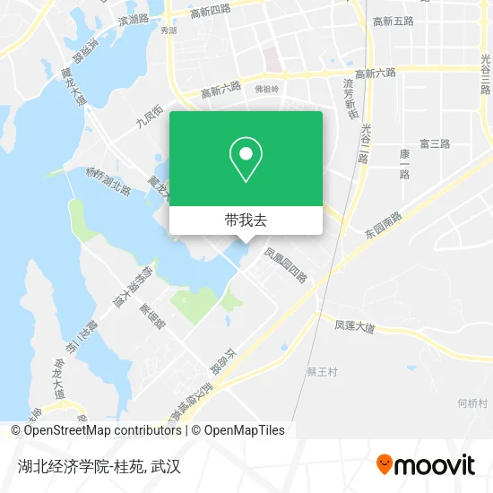 湖北经济学院-桂苑地图