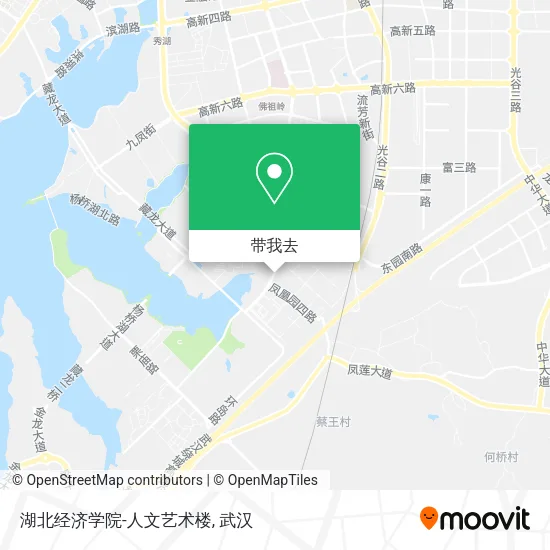 湖北经济学院-人文艺术楼地图
