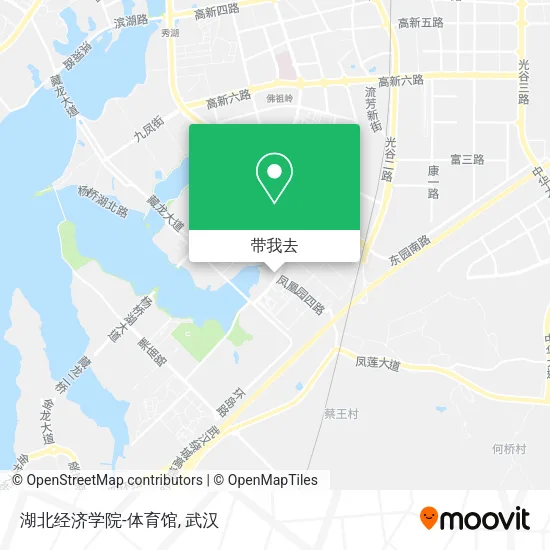 湖北经济学院-体育馆地图