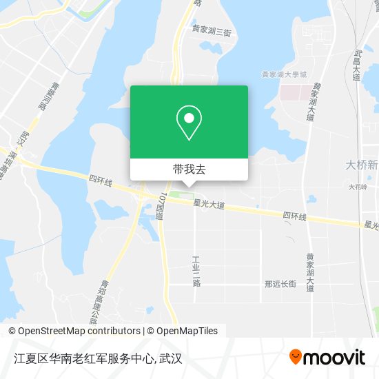 江夏区华南老红军服务中心地图