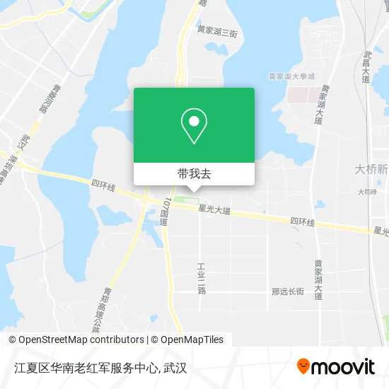 江夏区华南老红军服务中心地图