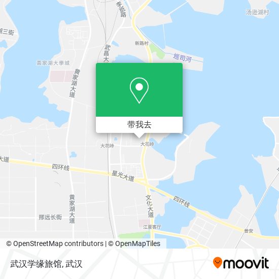 武汉学缘旅馆地图