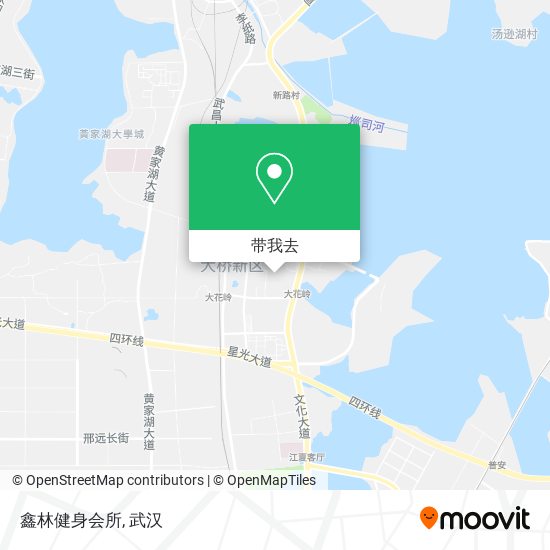 鑫林健身会所地图