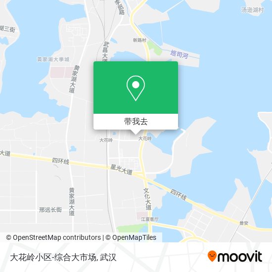 大花岭小区-综合大市场地图