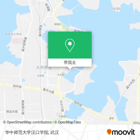 华中师范大学汉口学院地图