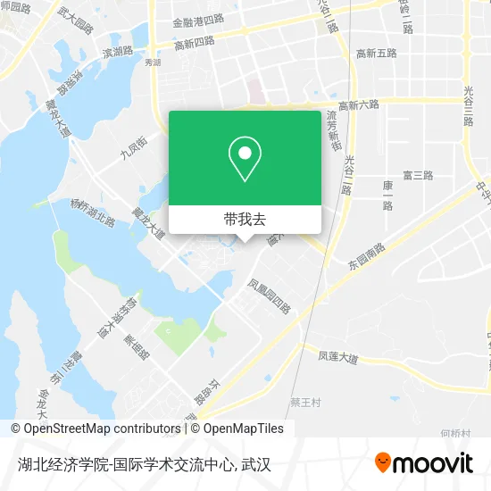 湖北经济学院-国际学术交流中心地图
