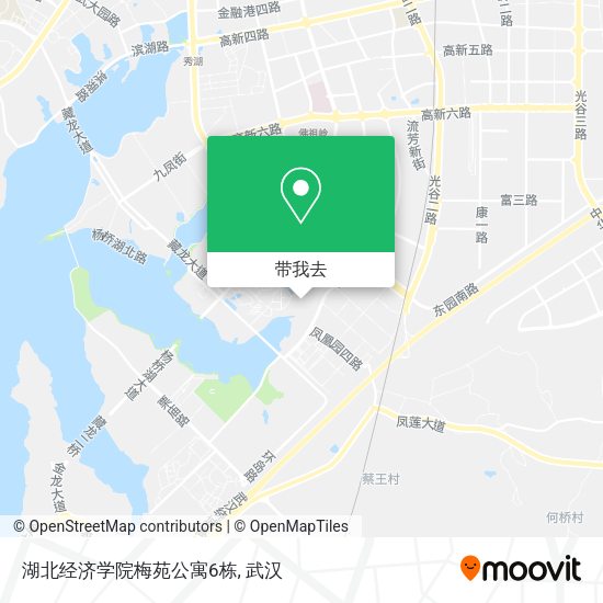 湖北经济学院梅苑公寓6栋地图