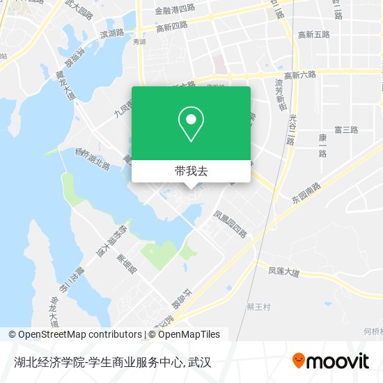 湖北经济学院-学生商业服务中心地图