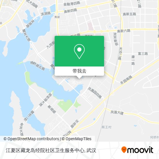 江夏区藏龙岛经院社区卫生服务中心地图