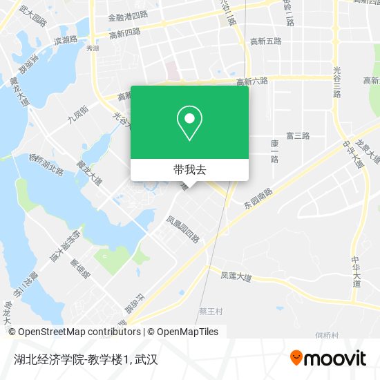 湖北经济学院-教学楼1地图