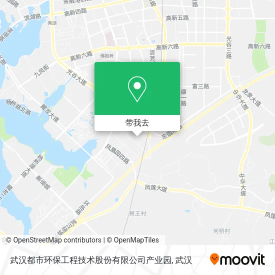 武汉都市环保工程技术股份有限公司产业园地图