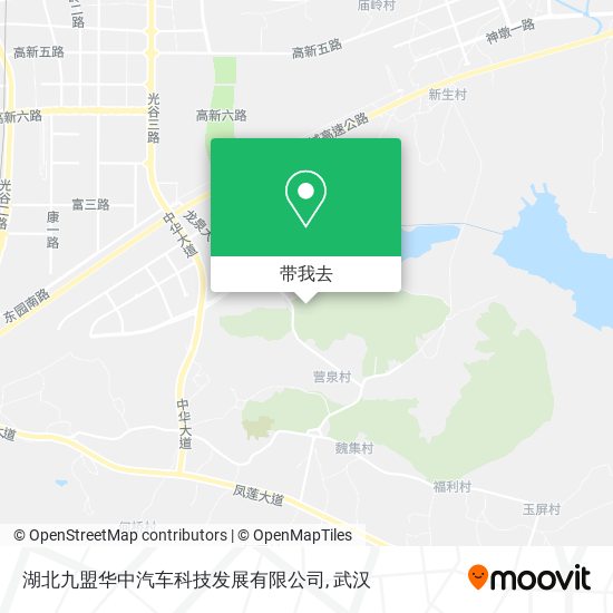 湖北九盟华中汽车科技发展有限公司地图