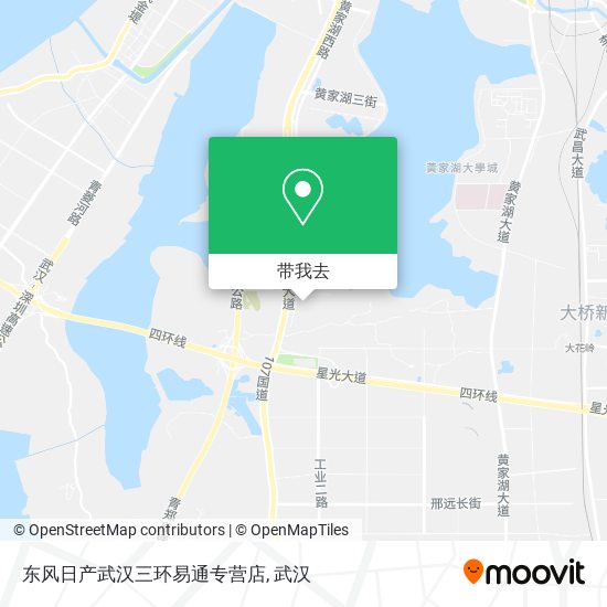 东风日产武汉三环易通专营店地图