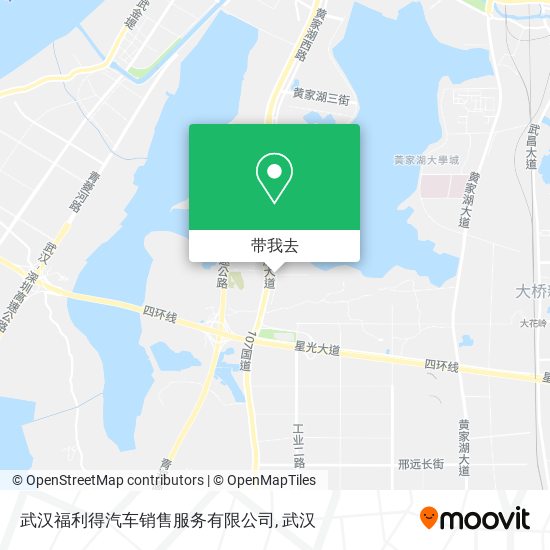 武汉福利得汽车销售服务有限公司地图