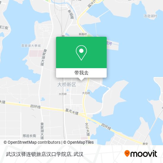 武汉汉驿连锁旅店汉口学院店地图