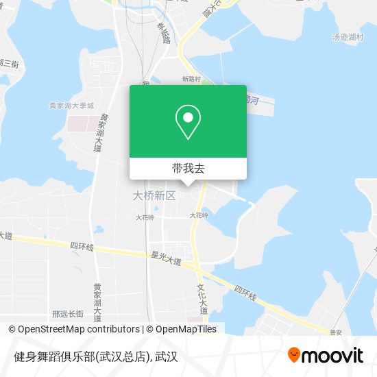 健身舞蹈俱乐部(武汉总店)地图
