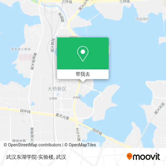 武汉东湖学院-实验楼地图