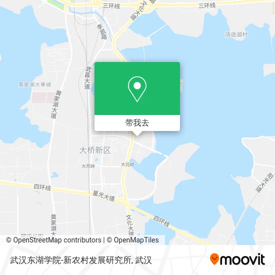武汉东湖学院-新农村发展研究所地图