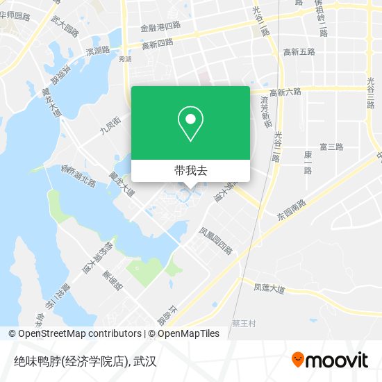 绝味鸭脖(经济学院店)地图