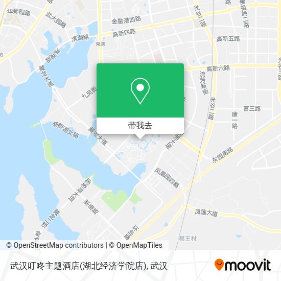武汉叮咚主题酒店(湖北经济学院店)地图