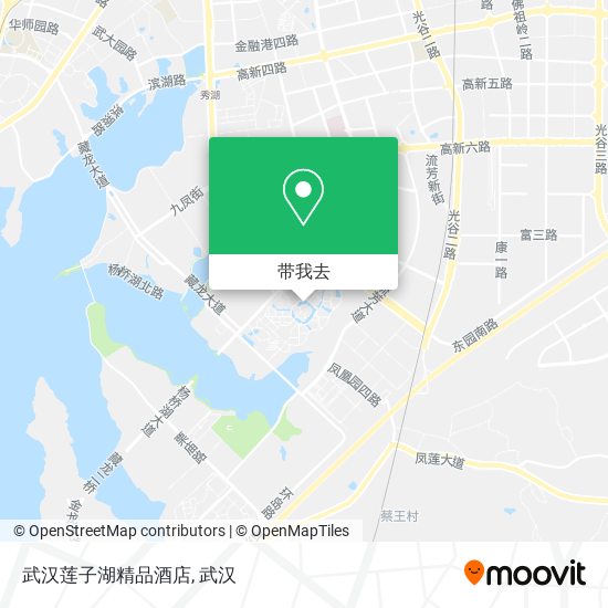 武汉莲子湖精品酒店地图