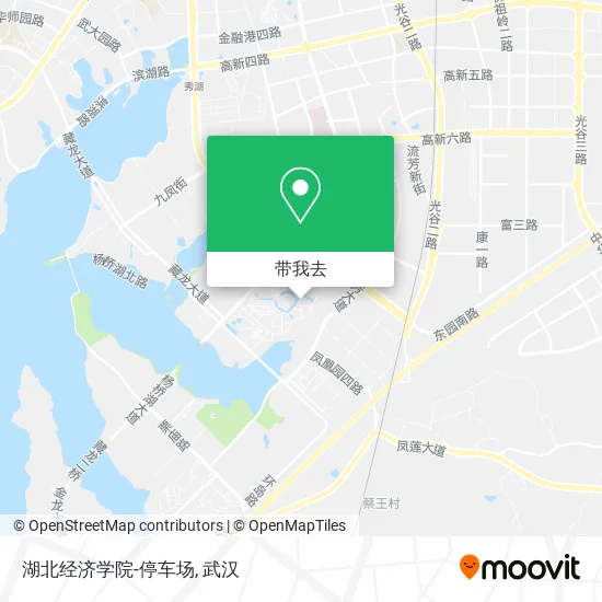 湖北经济学院-停车场地图